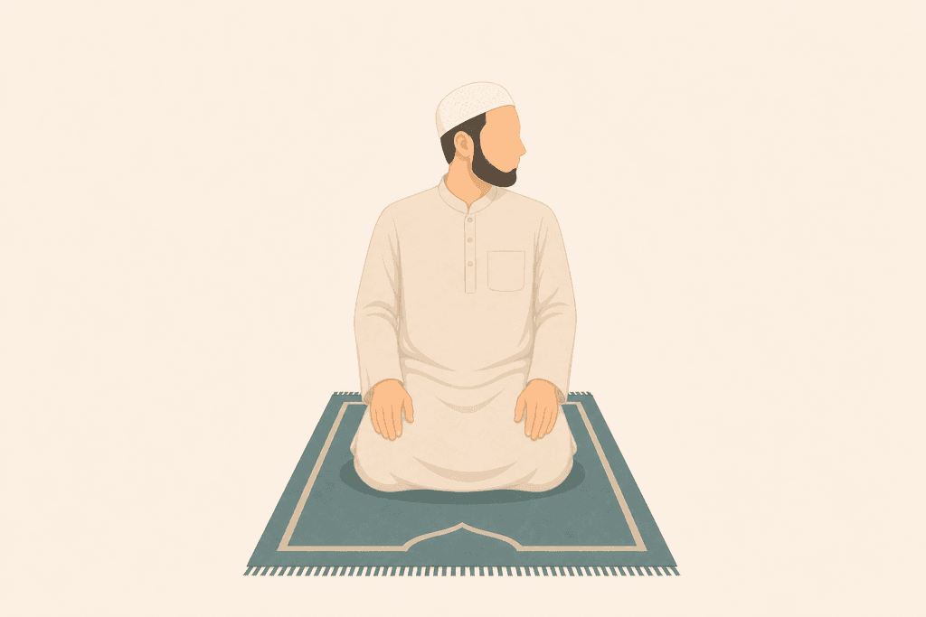 End with the greeting of peace (Taslīm)
