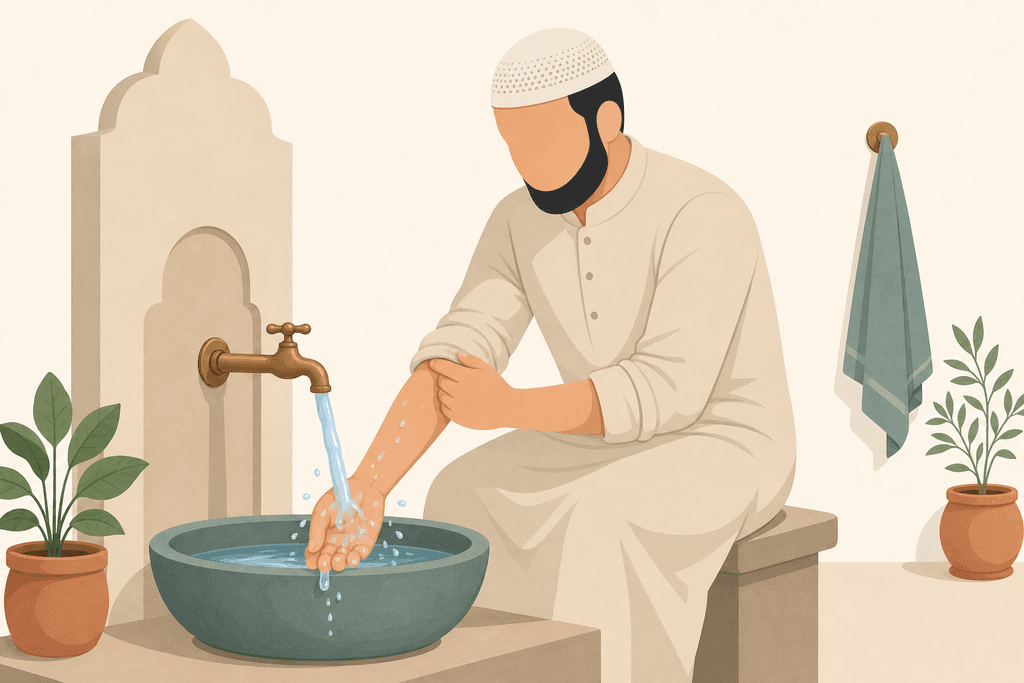 Purify yourself with wudūʾ